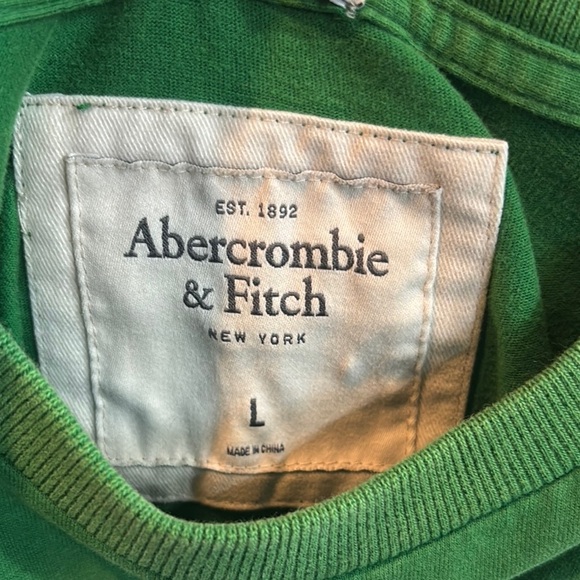 Abercrombie & Fitch Green Crewneck - Picture 2 of 2